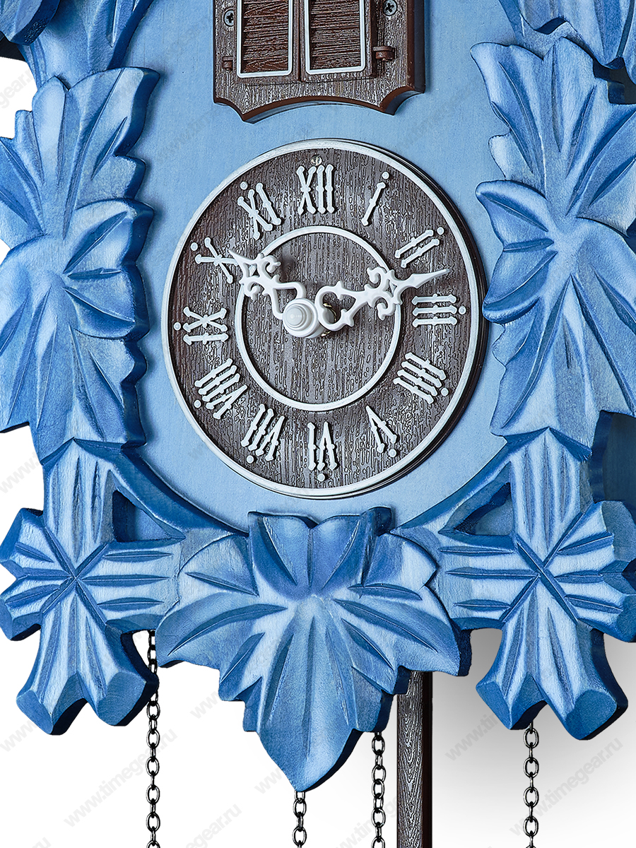 Часы с кукушкой 6022-bright blue. Фото №7