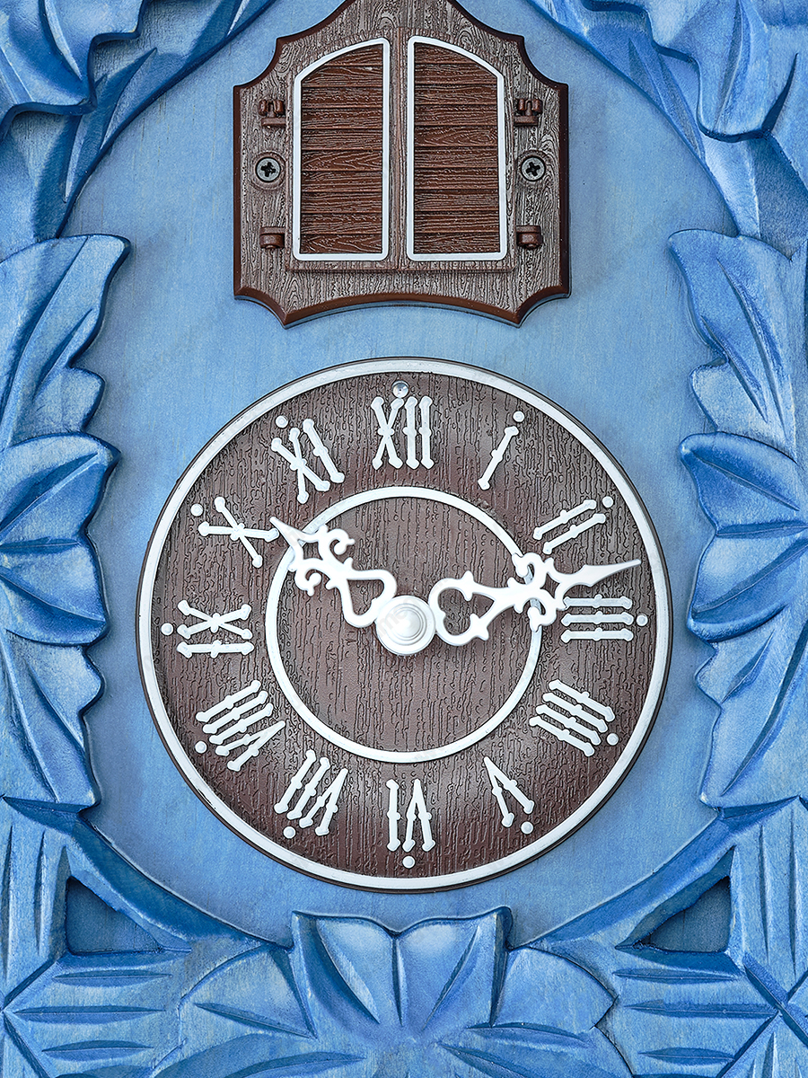Часы с кукушкой 6022-bright blue. Фото №8
