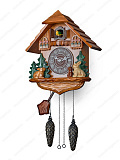 Часы с кукушкой 6050