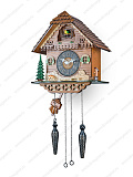 Часы с кукушкой 9691-2